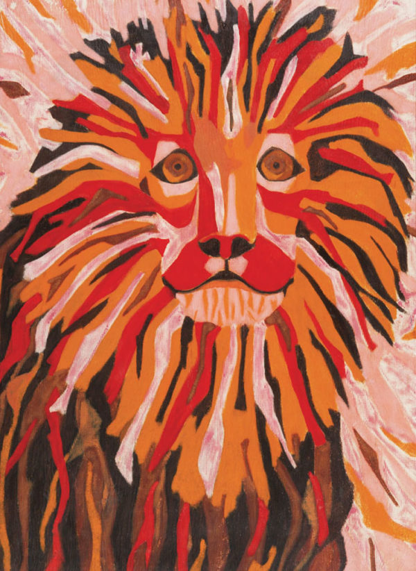 The Lion Painting Original